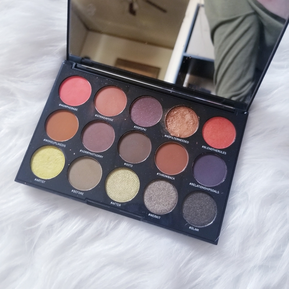 Morphe 15T eye shadow palette discontinued